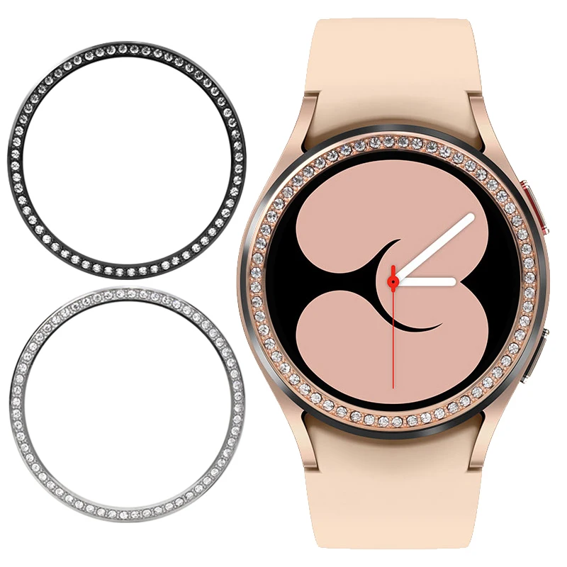 Luxury Diamond Bezel Cover for Galaxy Watch - 40mm/44mm Metallic Protection Ring