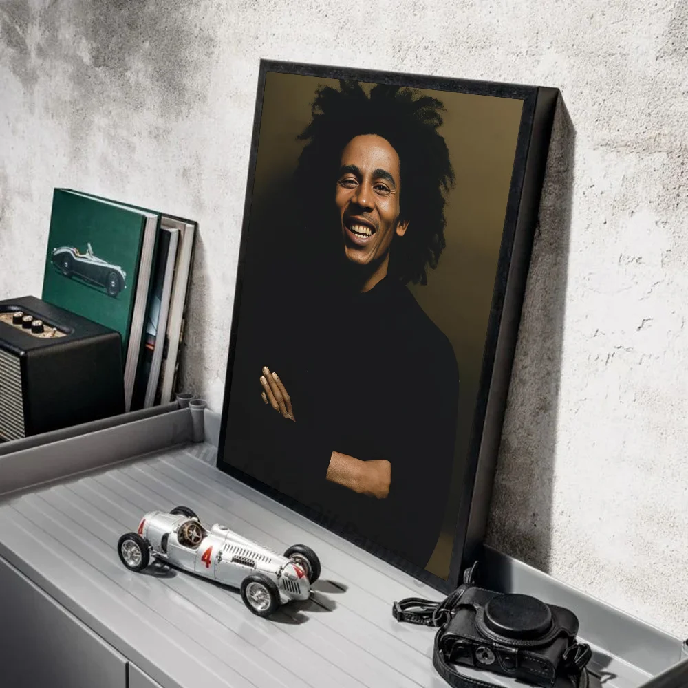 1PC Bob Marley Poster Paper Print Home Living Room Bedroom Entrance Bar Restaurant Cafe Art Painting Decoration