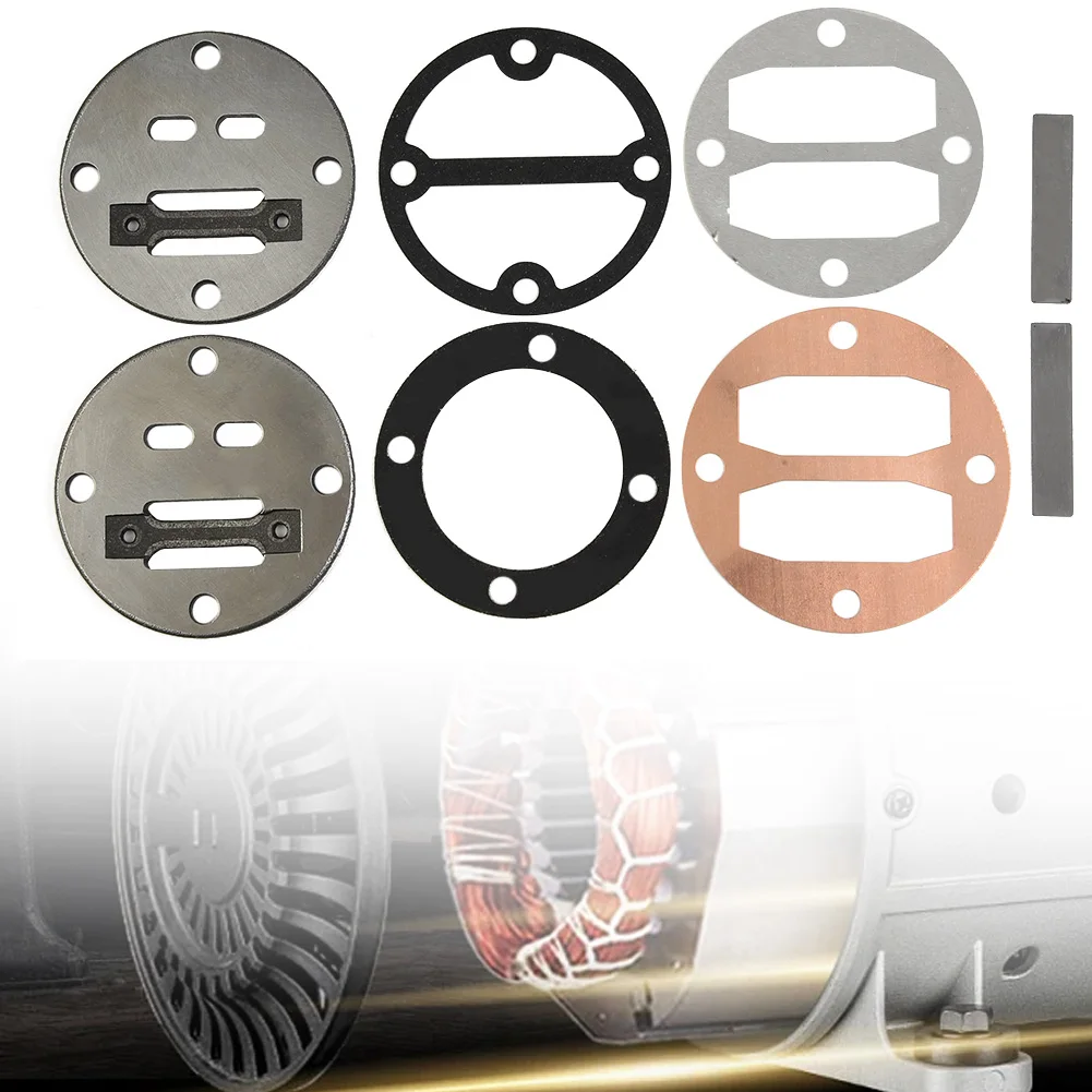 Description Picture 3 of item8pcs/set Piston Air Compressor Cylinder Valve Plate Sealing Gasket Washers Air Pump Fitting Air Compressor Pneumatic Parts