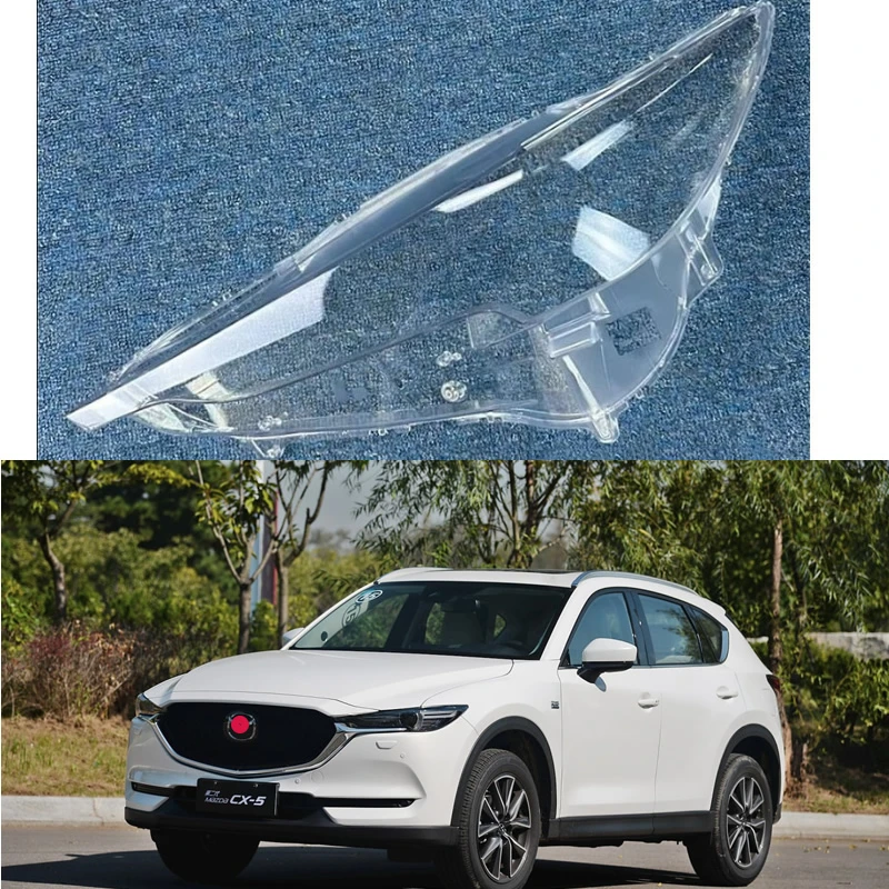 

Для Mazda CX-5 2017 2018 2019 автомобильные аксессуары крышка объектива фары налобный фонарь оболочка абажур прозрачная затеняющая маска оргстекло