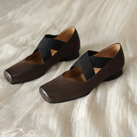 

Обновленные балетки, женские туфли Мэри Джейн, Новинка осени, винтажные туфли с квадратным носком и низким каблуком, женские туфли, Трендовые туфли