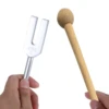 Tuning Forks Set 4096 Hz 4160 Hz 4225 Hz Tuning Forks Set Tuning Fork with Wooden Hammers and Cloth Bag Style 2 6