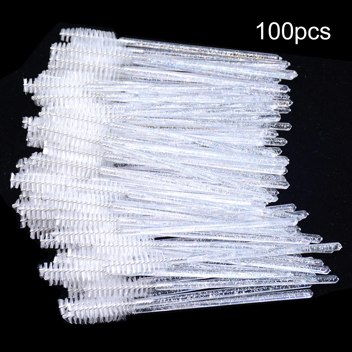 Disposable Eyelash Brushes 100pcs For Eyelash Extension Makeup Spoolies Micro Lash Mascara Wands Combs Wholesale