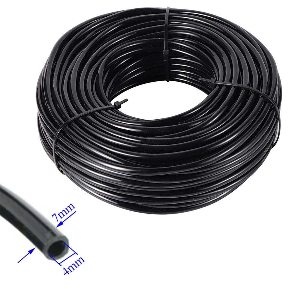 

10/20/40M 4/7mm Hose Garden Watering 1/4" PVC Hose Micro Drip Irrigation Pipe Tubing Lawn Balcony Plants Flower Greenhouse Pipe