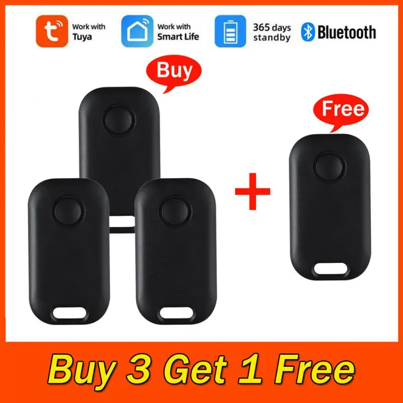 Portable Tuya Bluetooth Smart Finder Tag Key Bag Child Pet Wallet Anti-lost Alarm Tracker Tag 2-way Search Key Finder Locator