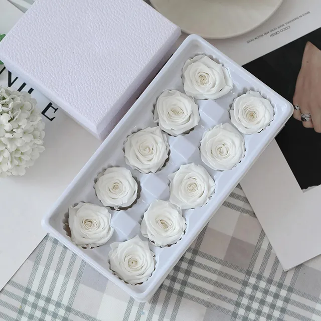 Valentine'S Day Supplies Box Color Natural Looking Preserved Rose Gift Boxes Handmade Roses Ornament Artifical Flowers Decor 5
