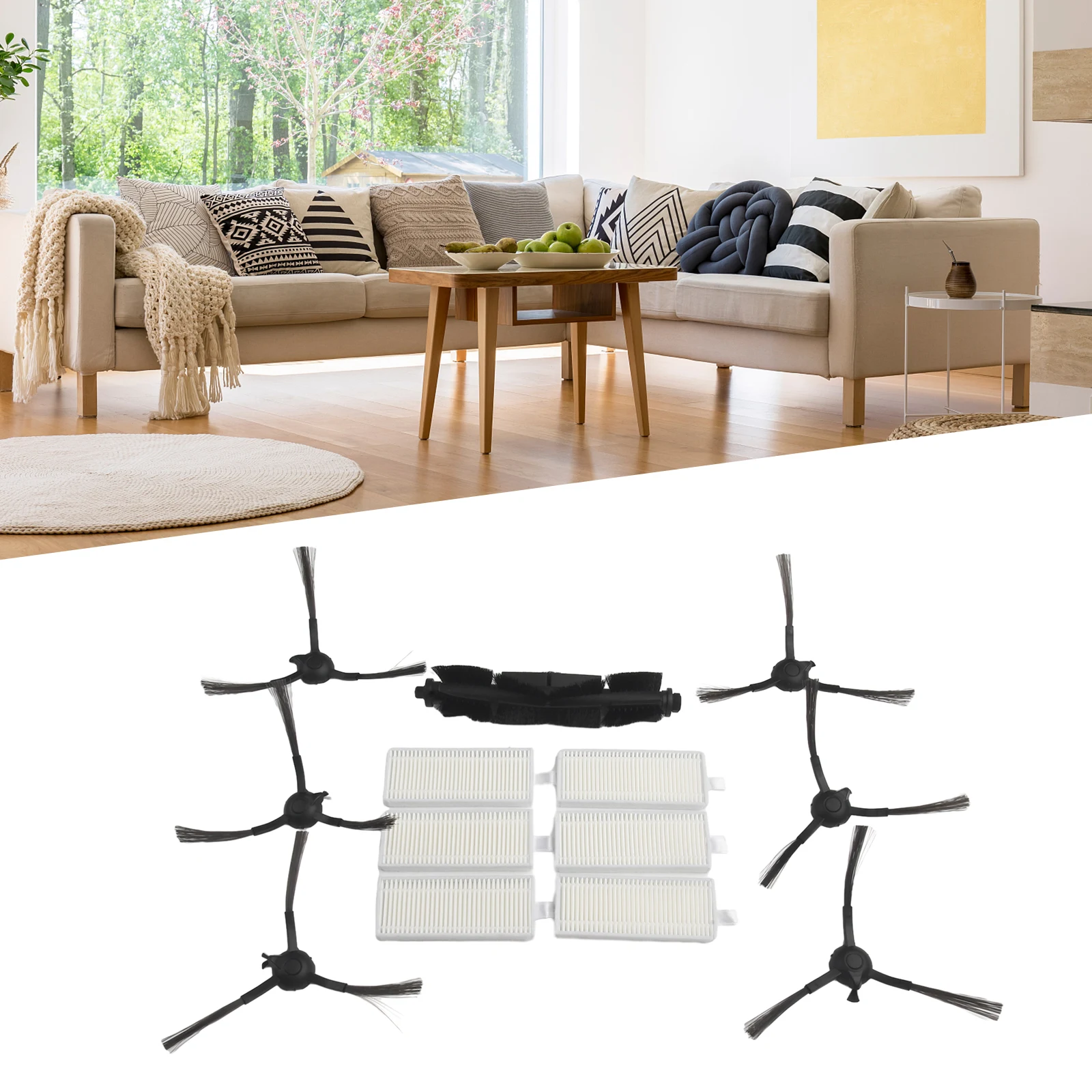 

Upgrade Your Cleaning Routine with TP Link Tapo RV10 RV30 Vacuum Replacement Parts Roller Brush Side Brush Filter