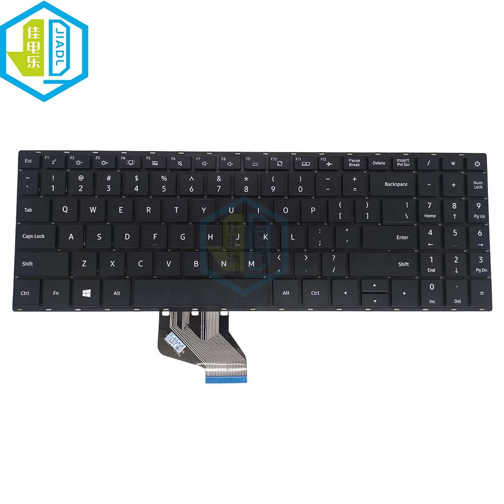Teclado Retroiluminado para Laptop Substituição de Retroiluminação Teclados para Hasee Kingbook X52023s5h Kuu a5 15.6 Pride-k3887 Mb3331001 Eua e Eua