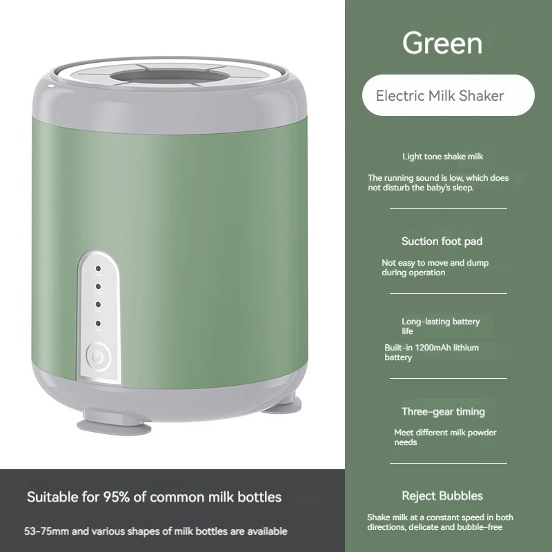 Baby Bottle Shaker Milk Blender Feeding Portable Shaking Machine Household Home Babycare USB Charging Wide Application
