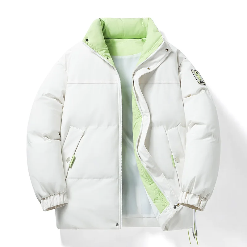 

2024 Warm Winter Jacket Trendy Solid Color Cotton Coat for Men and Women Thickened Cold Down Cotton Cashmere Fashion Brand