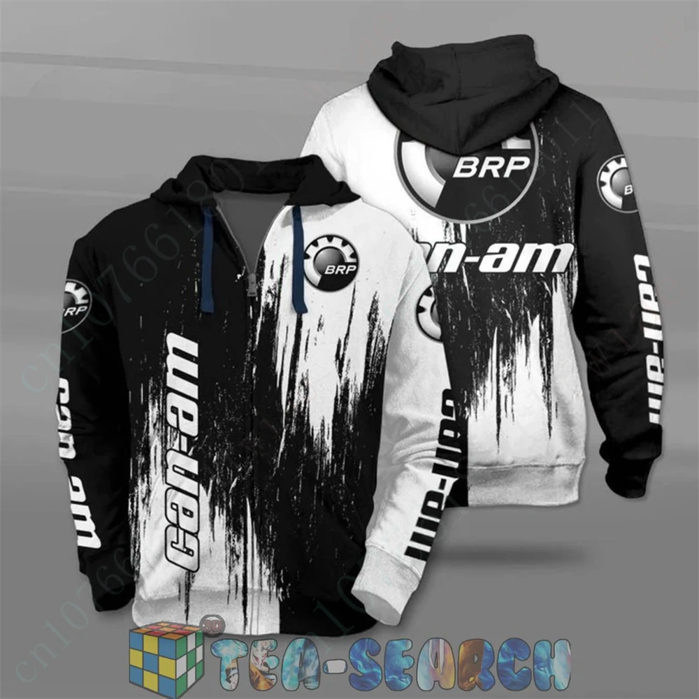 Can-am Harajuku 3D Printing Zip Hoodies Anime Hoodies For Men Women Unisex Clothing Essentials Pullover Casual Sweatshirt Top
