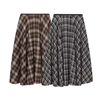 2025 new Skirts Women's Autumn Fashion British Youth Plaid Skirts Street Comfort Joker Students Travel Holiday Women's Skirt - Image 5