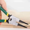 7'' Long Nose Plier Staight Snap Ring Remover Set With Storage Bag 2024 4Pcs Circlip Pliers Bent Plier Inner Outer Retaining 4