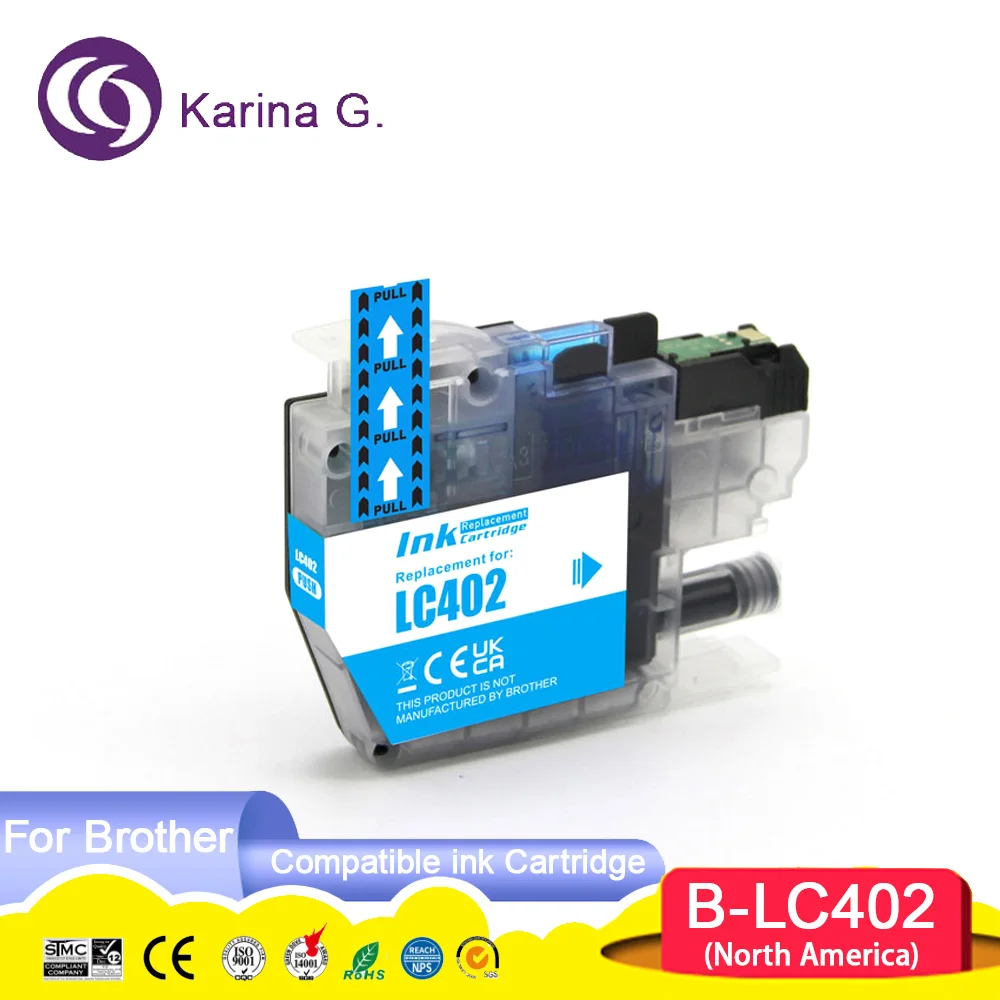 Standard capacity LC402 LC 402 Premium Compatible Ink Cartridge For MFC-J5340DW