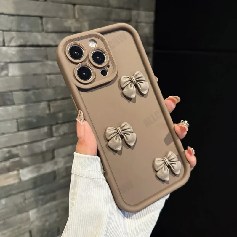 Cute 3D Butterfly Silicone Phone Case with Camera and Anti-Drop Protection