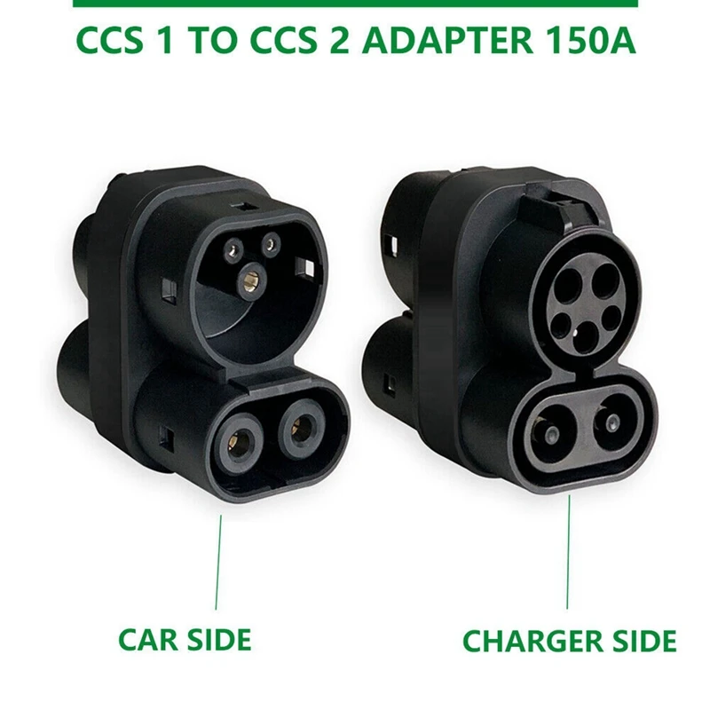 

Black CCS1 To CCS2 EV 1000V 250A CCS1 To CCS2 Plug Charging Connector Adaptor EV Charger Connect Adapter