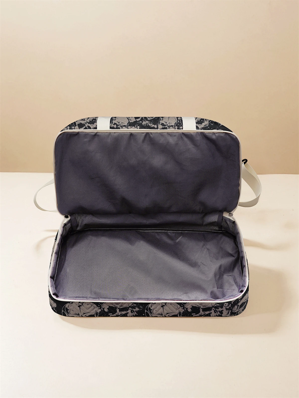 Lightweight wave patterned travel Dufile bag, large capacity sports and fitness storage bag, portable weekend overnight bag