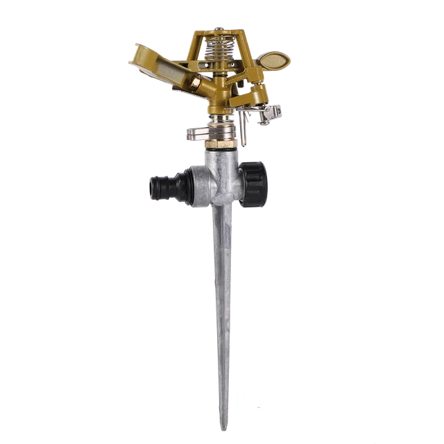 1/2"Male Thread Rotating Rocker Sprinkler Adjustable Impact Sprinkler Lawn Garden Park Orchard Field  Irrigation Watering Nozzle 4