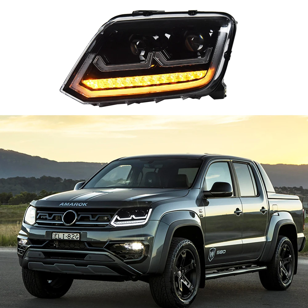 CarLEDHeadlightsForVWAMAROK20102021HeadLampCarAccessoryFog