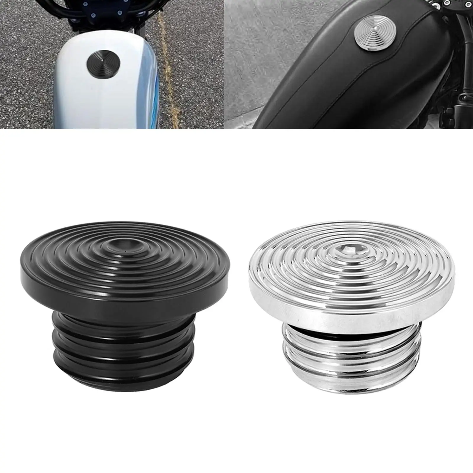 Motorcycle , Decorative Cover, Aluminum Alloy, Screw Thread Fits 1992- ACC Spare Parts Easy to Install Replace