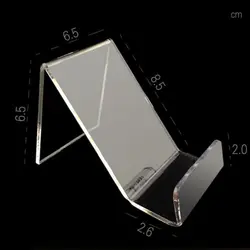 Compact Acrylic Phone Holder and Desk Organizer Stand (3)