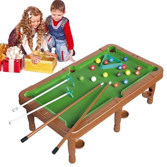 Mini billard Kids'table Game Home Party Parent-enfant Jeux éducatifs X