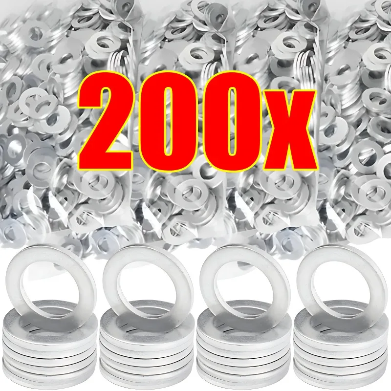 14mm Car Oil Drain Screw Gasket Aluminum Sealing Washer for Honda