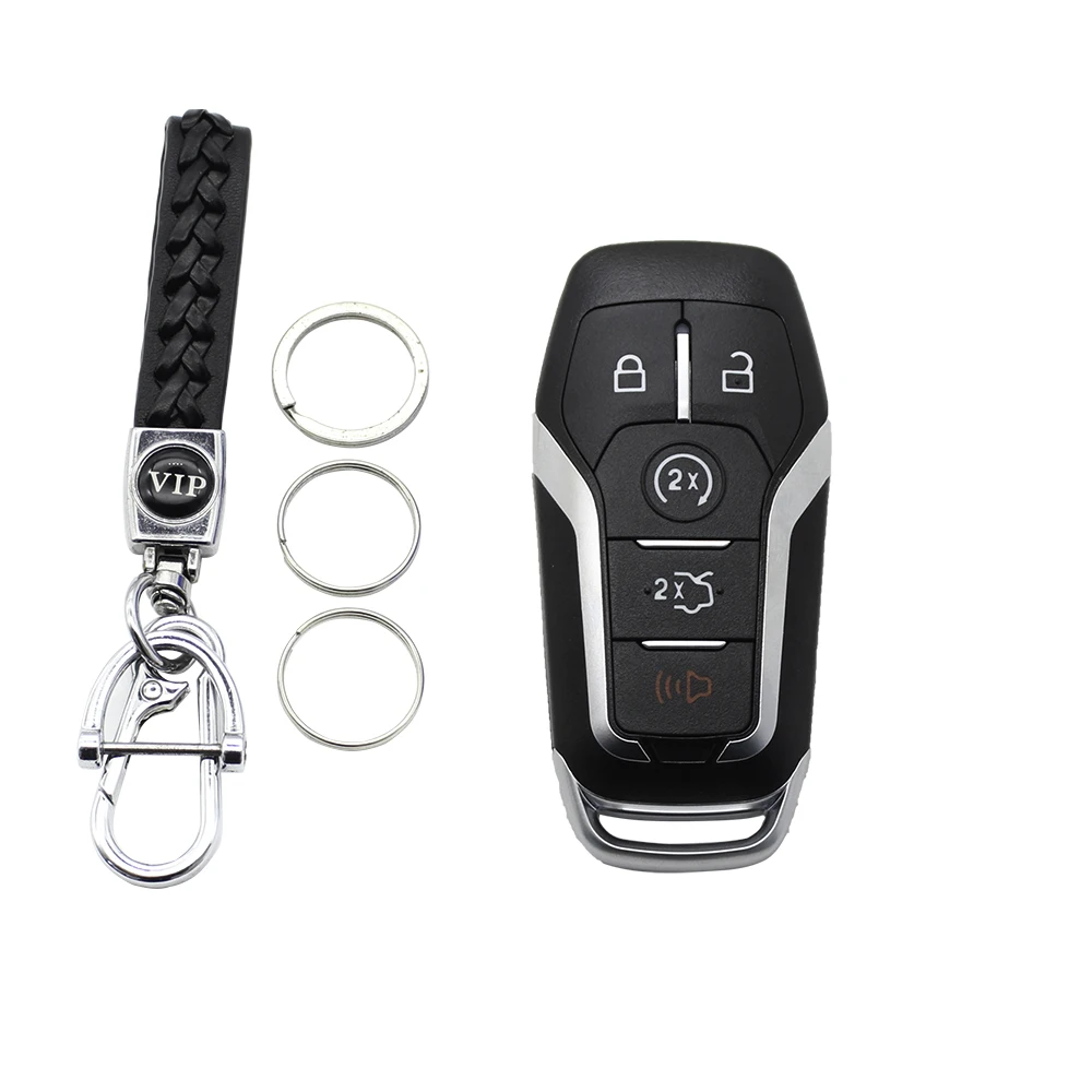 Cocolockey Smart Remote Key Shell für Ford Mustang Explorer Expedition F150 4 5 Tasten Keyless Schlüsselanhänger Abdeckung HU101 Ersatz – Detail 12