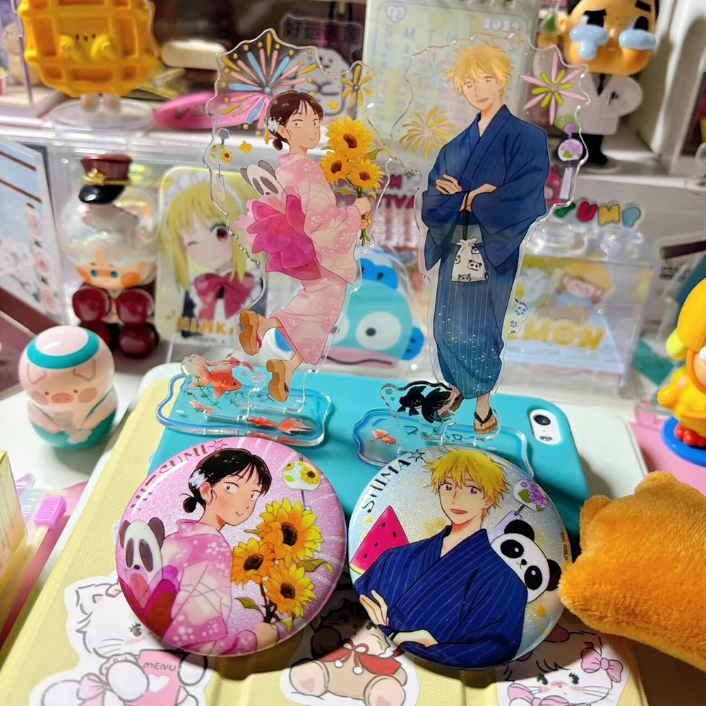 Anime Manga Skip and Loafer Cosplay Stand Model Plate Cute Shima Sousuke Iwamura Mitsumi Acrylic Desk Display Ornament Gifts anime cosplay props anime acrylic stand