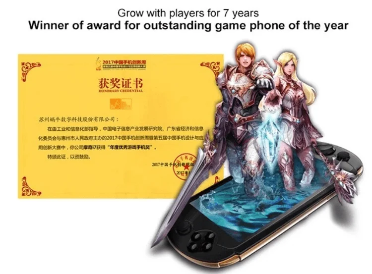 Moqi i7 Dual SIM 5800mAh Smartphone Gaming Handheld Android Game Console