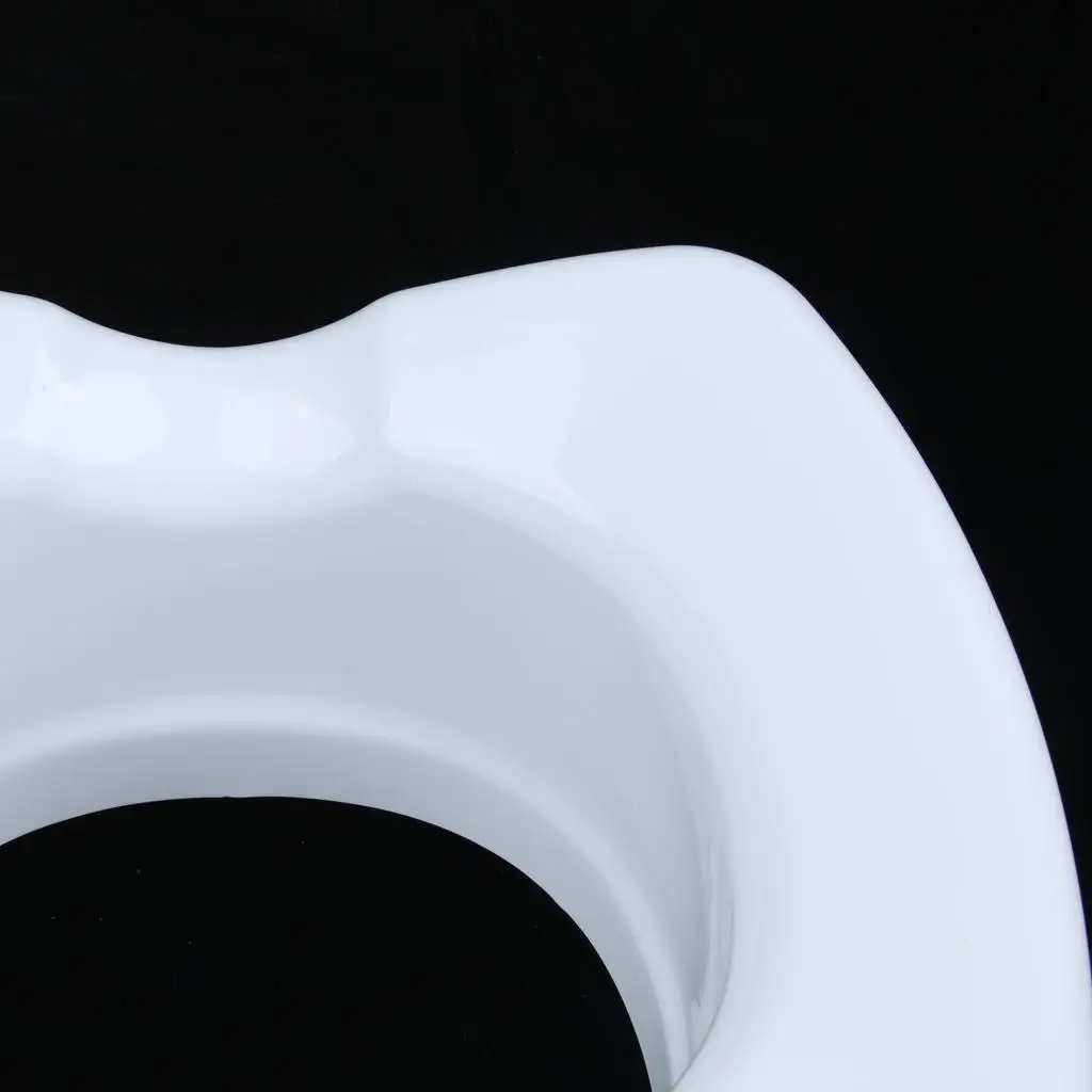 Portable Toilet Seat Riser Raised Elevated without Cover-4