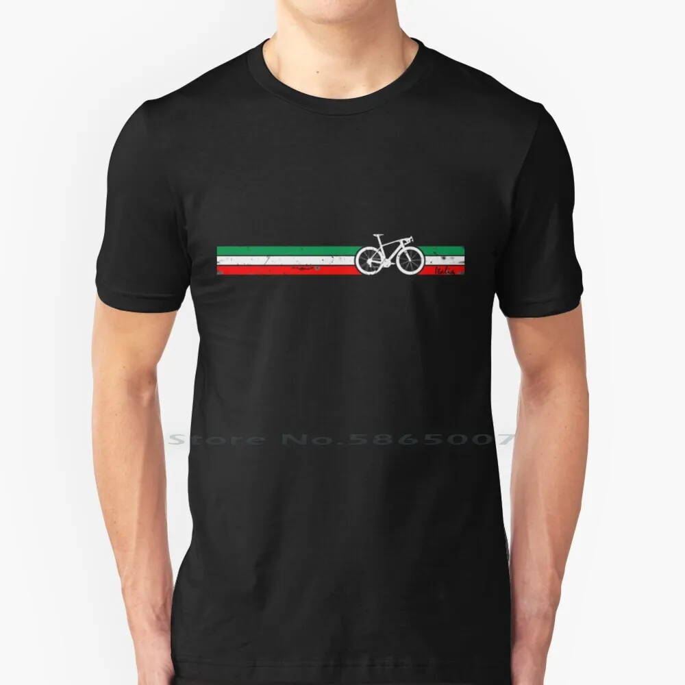 Ciclista Italiano Bici Da Corsa Italia Bicicletta Bandiera T Shirt Cotone 6Xl Bicicletta Amante Bici Bici Da Corsa Bici Da Corsa Giro In Bici