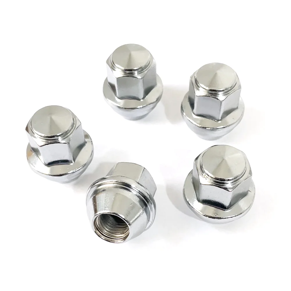 KUMMYY 5PCS/lot Car Chrome Wheel Lug Nuts for Ford Foucs MK3 Mondeo