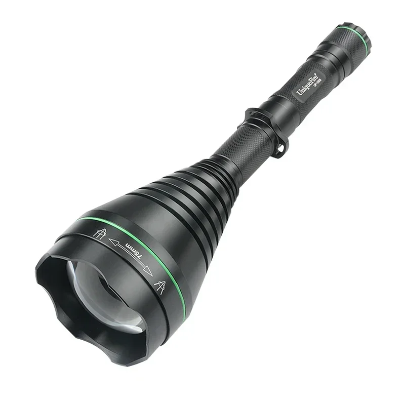 

UniqueFire 1508 75mm lens focusable head long range flashlight for hunting