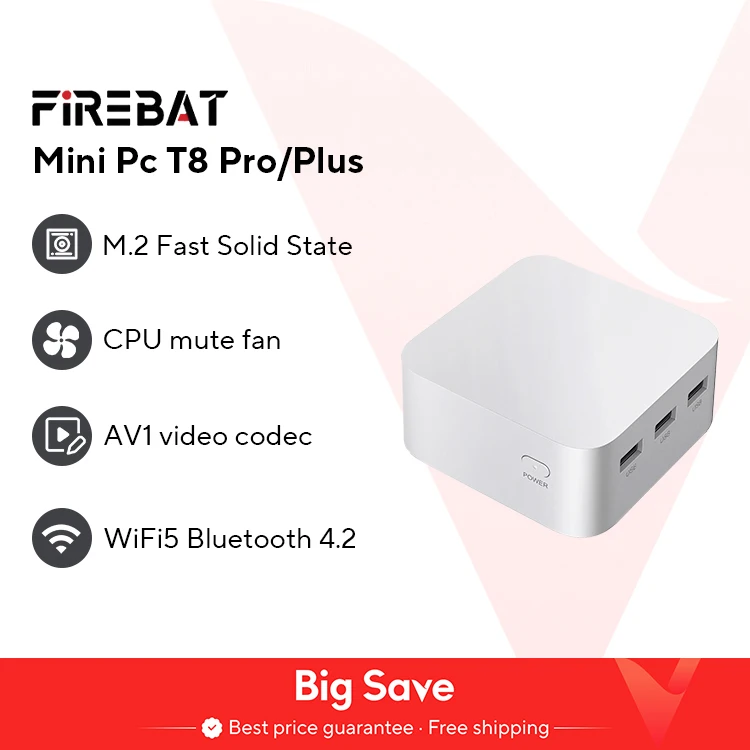 ミニPC Firebat T8 Pro+: Celeron16GB RAM, 256GB S4dd1dbfd2c75477e8d96c051df604