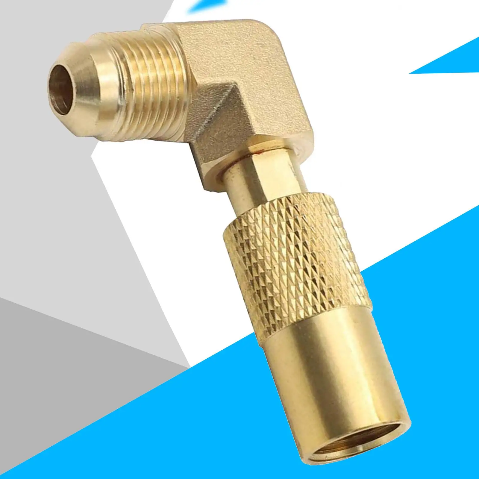 Propane Elbow Fitting Conversion Fitting Propane Gas BBQ 3/8" for Tabletop Grill 17 inch and 22 inch Adapter Replace