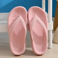Summer Flip Flops Flat Platform Comfy Women Soft Sole Beach Slippers Fashion Sandals House Bathroom Non-Slip Thick Soled Shoes - Image 5
