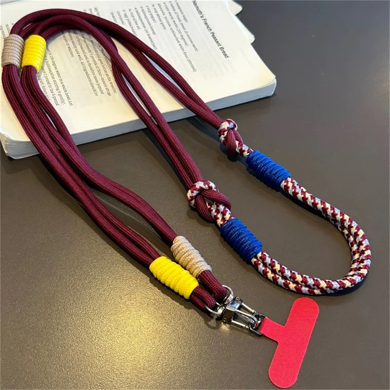 Elegant Crossbody Mobile Phone Lanyard with Stylish Hanging Chain Design