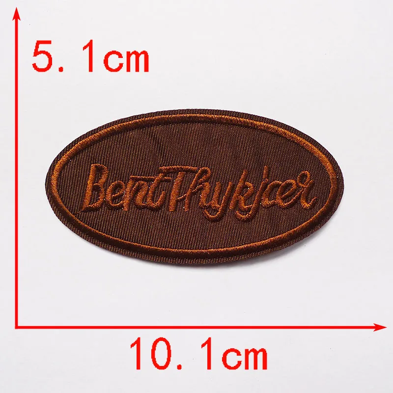 5Pcs Black patches for clothes Iron on patch embroidered applique