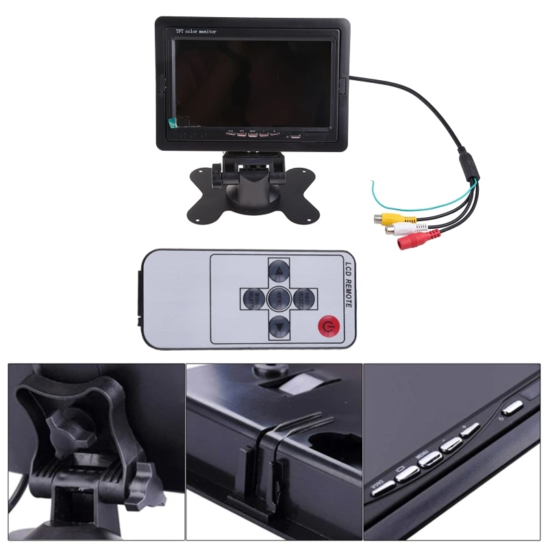 

7 Inch LCD Monitor Display 480*234 for Reversing Rear View Backup Camera
