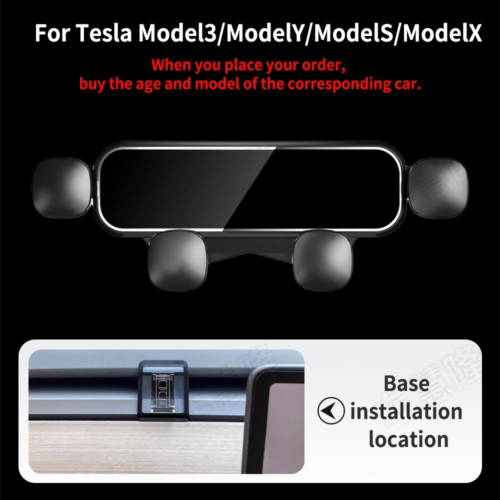 

Держатель для Tesla Model 3, модель Y, модель S, модель X, кронштейн для GPS, поворотный держатель