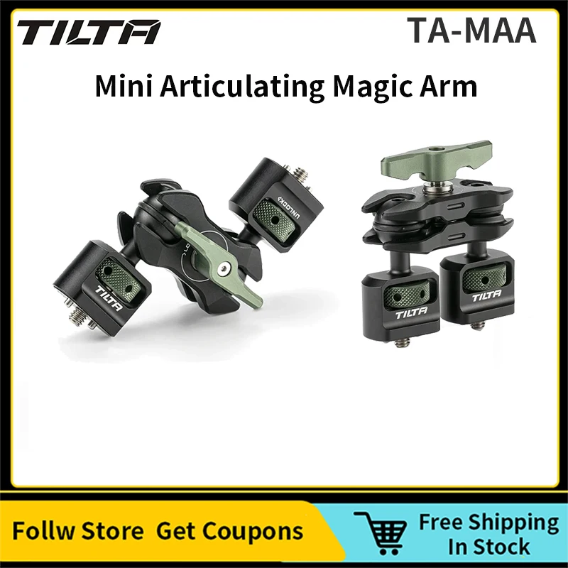 TILTA TA-MAA Mini Articulating Magic Arm Super Clamp Hand Ball head Fixed Bracket Pea Pods Universal Bracket Magic Hand