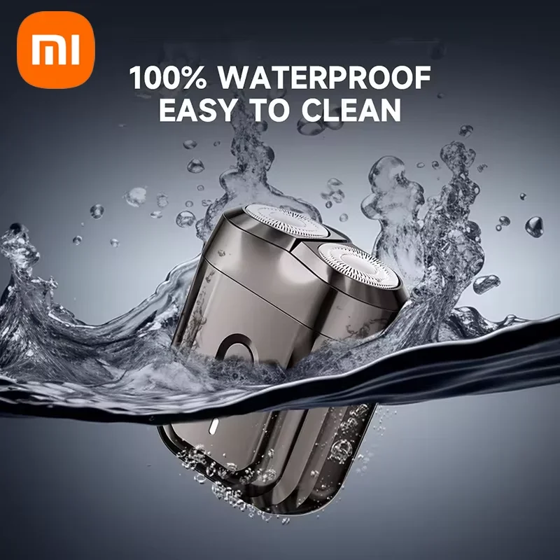 Electric Shaver Xiaomi Double-headed Magnetic Shaver Type-C Charging Silent Washable Mini Portable Men Women
