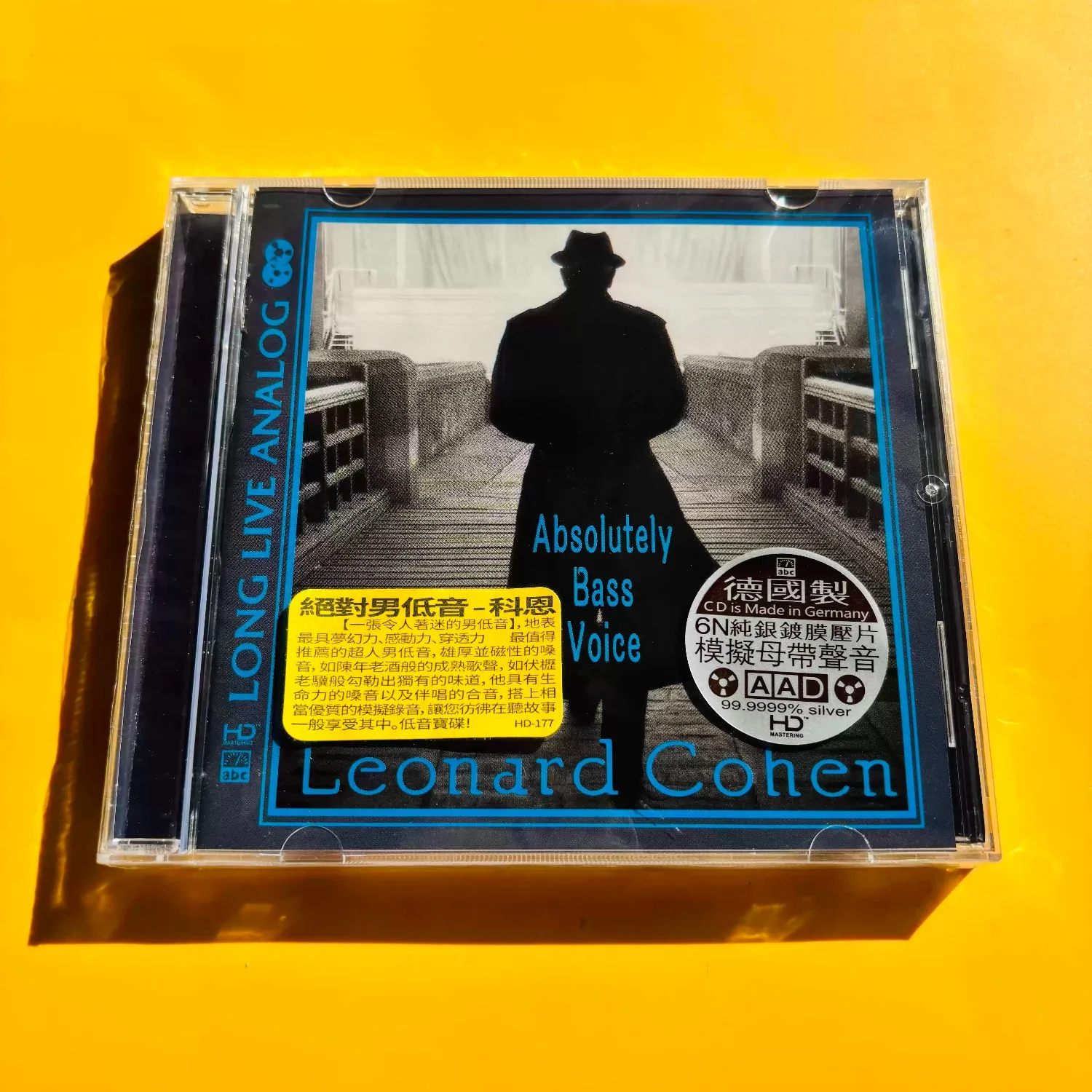 Audiophile CD: Absolutely Bass Voice - Premium German-Made Silver-Plated Disc with Resonant Vocal Tracks