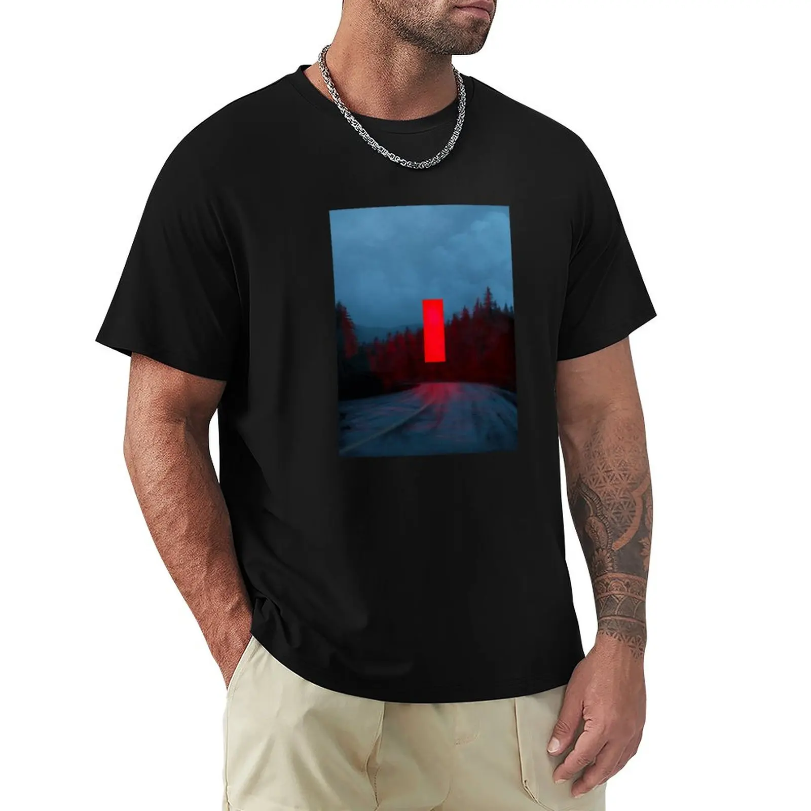 

Red Monolith T-Shirt sublime blanks Short sleeve tee men graphic t shirts
