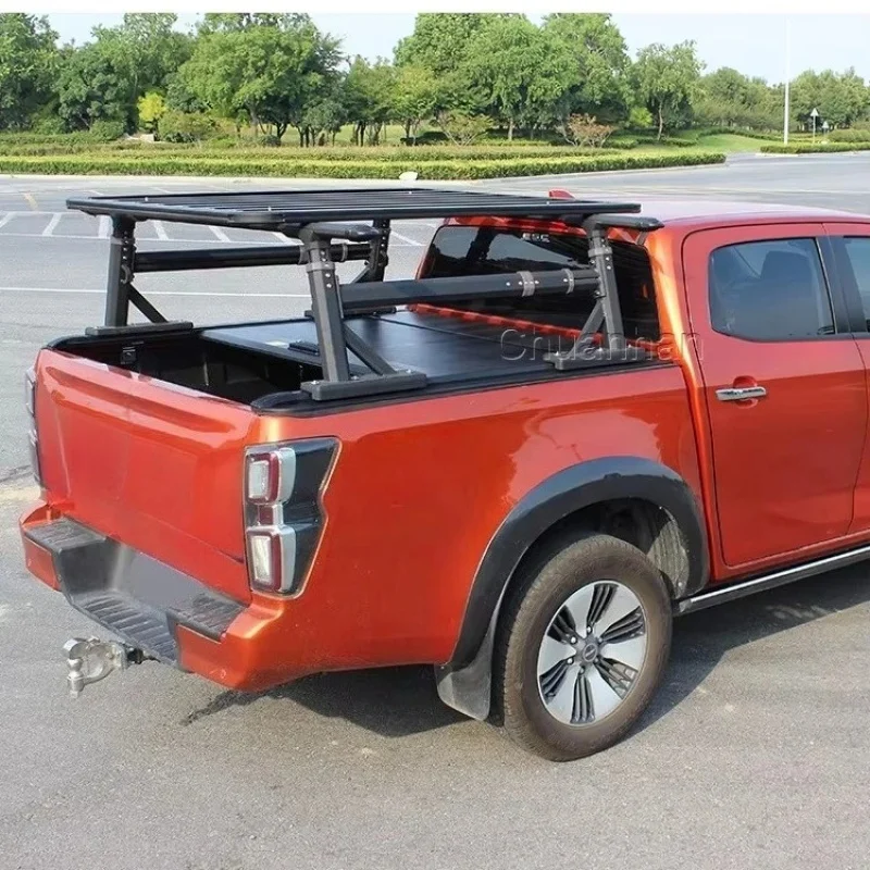 4x4 범용 카고 바구니 조절식 타코마 루프랙 트럭 롤바 디맥스 (힐룩스 비고용)