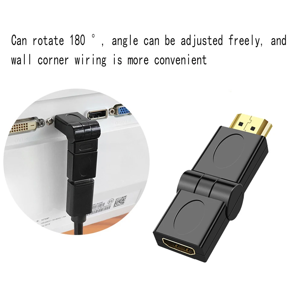 Adaptador Hdmi 90 Grados Codo