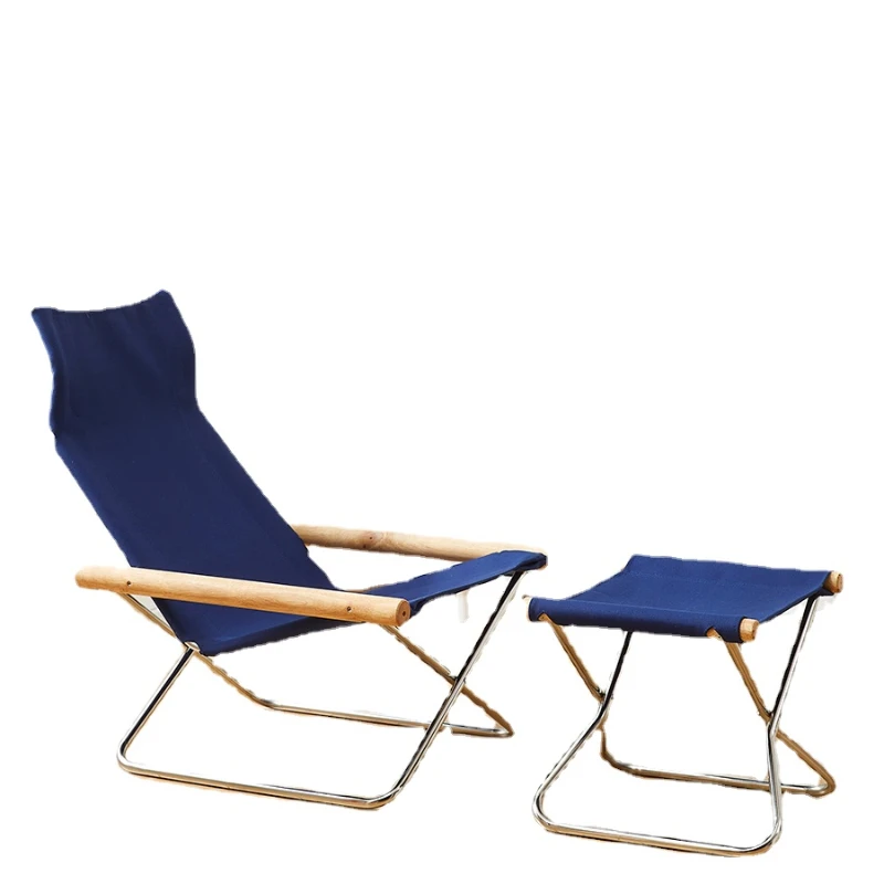 

TLL Recliner Nordic Balcony Canvas Folding Chair Portable Camping