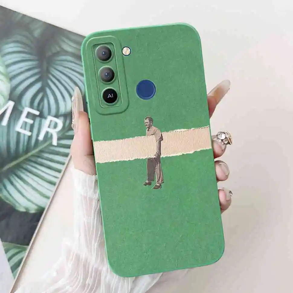 Tecno Pop 5 LTE Shockproof Painted Silicone Phone Case