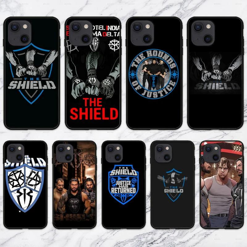 WWE The Shield Phone Case For iPhone 11 12 Mini 13 Pro XS Max X 8 7 6s Plus 5 SE XR Shell iphone 11 Pro Max clear case